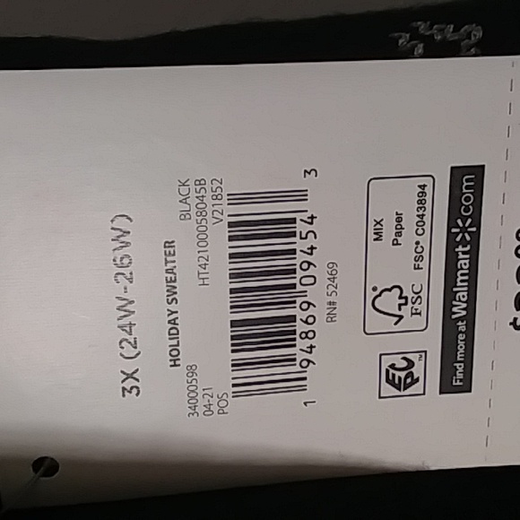 Merry Christmas Sweater Pullover Ugly Gaudy Metallic Fuzzy Contest Winner New 3X - Picture 10 of 12